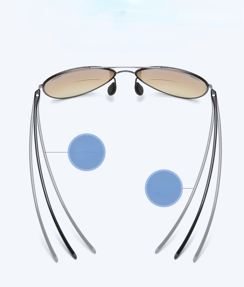 Anti-Glare Bifocal Sunglasses